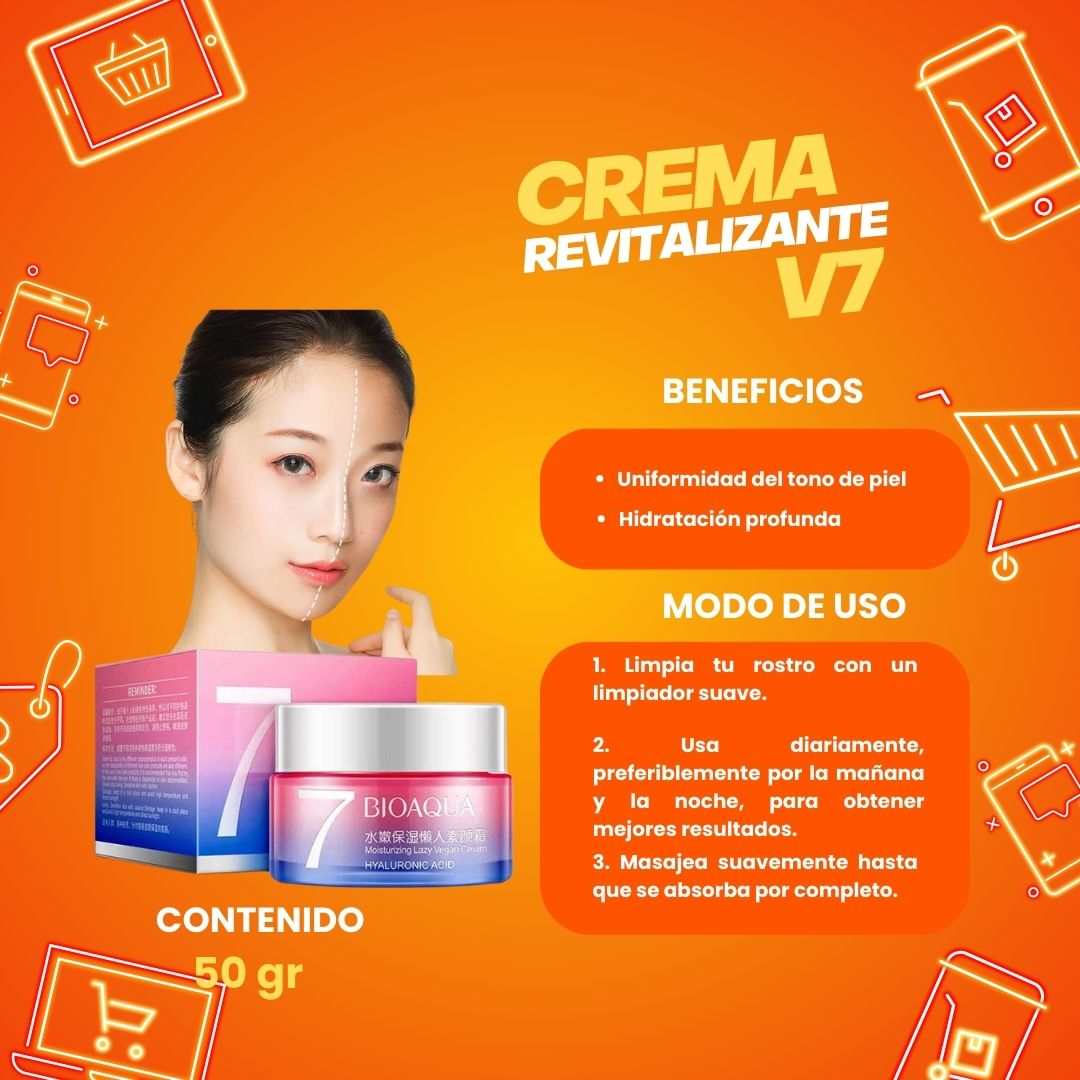 CREMA REVITALIZANTE V7 - ACLARADOR